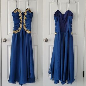 Vintage victoria secret teal sequin night slip dress